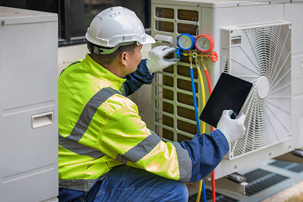 Professional Hvac Maintenance technician working in Genoa, OH